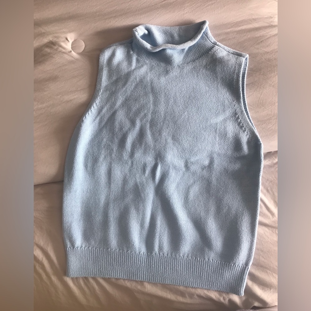 LOFT OUTLET SLEEVELESS MOCKNECK SWEATER-NEVER WORN